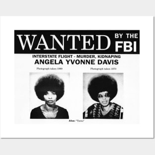 Angela Davis - Wanted Posters and Art